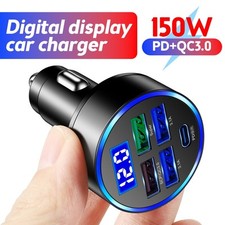 CARICABATTERIE DA AUTO USB E