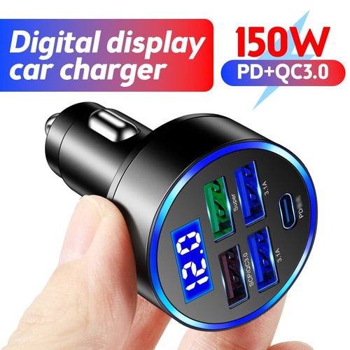 Caricabatterie auto usb e - caricabatterie,