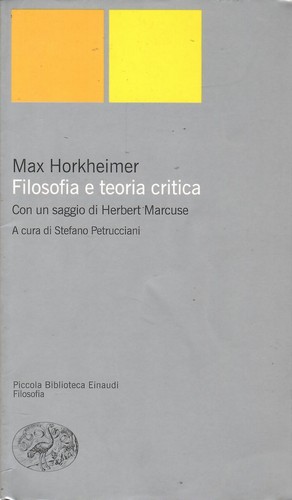 Filosofia teoria critica - e,