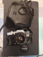 OLIMPUS OM10 fotocamera reflex pellicola 35 mm + obiettivo Auto-S 50 mm F/1,8...