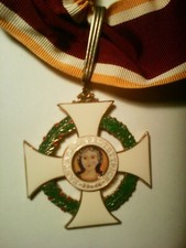 RARISSIMA CROCE - MEDAGLIA D'EPOCA : '  ORDINE EQUESTRE DI SANT'AGATA  '  !!!!