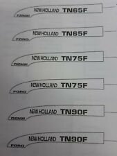 COPPIA DECALCOMANIE ORIGINALI NEW HOLLAND DX E SX TN75F