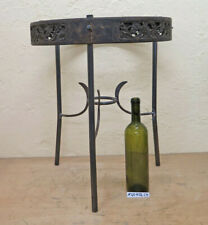 BASE PER TAVOLINO IN FERRO BATTUTO ROTONDO CIRCOLARE FATTA A MANO VINTAGE CH