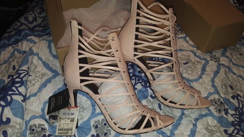 Zara beige heels - zara,