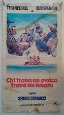 LOCANDINA CHI TROVA UN AMICO TROVA UN TESORO TERENCE HILL BUD SPENCER CORBUCCI
