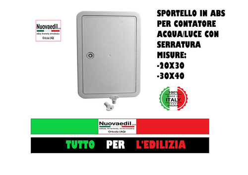 Sportello abs contatore - sportello, x