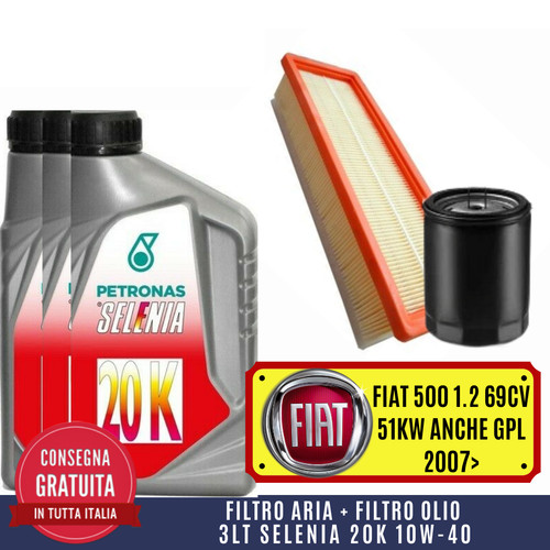 Kit tagliando fiat 500 2 - 500, 1.2