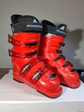 Scarponi da sci rosso