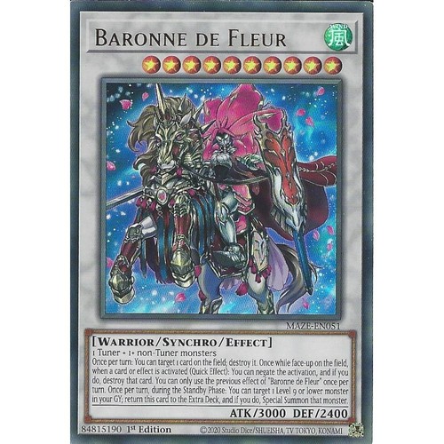 Baronne de fleur - yu-gi-oh,