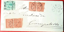 LETTERA 2 CENT./ 75 PACCHI POSTALI + N.4 DUE CENT. .TORINO VALORI GEMELLI DUE RE
