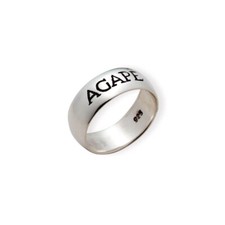 Anello "Agape" - Argento