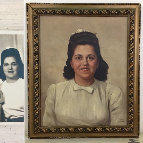 Quadro ritratto mario - mario, maresca