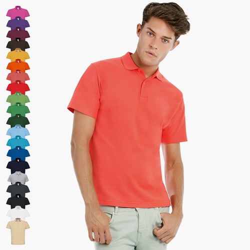 Polo uomo in - b&c, piqué