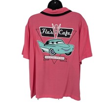 Pixar Cars Cropped Button Up