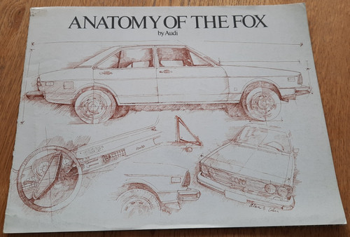 Brochure auto audi fox 1977 - audi,