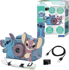 , Disney Stitch, Fotocamera 4 in 1 per Bambini Con Protezione, Funzioni Foto, Vi