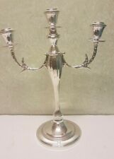 CANDELIERE 3 BRACCIA IN ARGENTO 800%° GR390 H35 CM articolo da regalo 