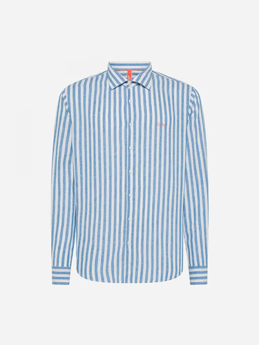 Sun68 uomo camicia lino - camicia,