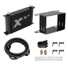 Radiatore Olio Motore Universal 25 Row AN10 Kit Completo con Staffe Inox 3mm