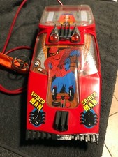 SPIDER MAN MACCHINA RADIO COMANDATA CON FILO VINTAGE BELLA DA ESPORRE NO COMPLET