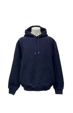 Dior Oblique Hoodie Towel Hooded Sweatshirt Jacket Blu “M”Felpa 100% AUTHENTIC