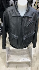 Piero Guidi Giacca in Pelle Usato Uomo Man TgXL Nero LLE87