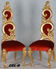Sedia Trono Poltrona In Stile