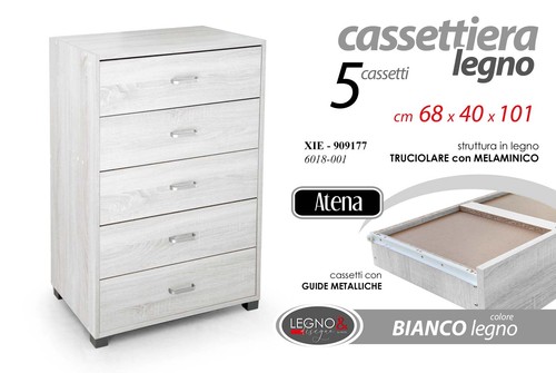 Cassettiera cassetti moderna - cassettiera,