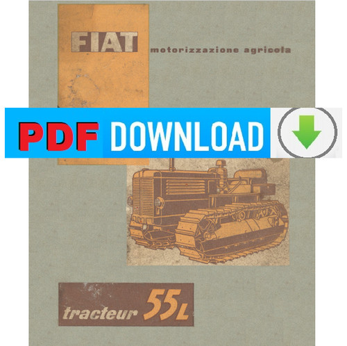 Trattore fiat 55l cingoli - trattore,