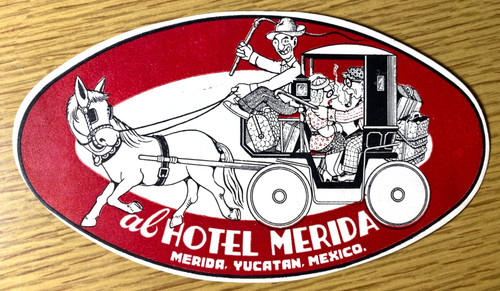 1940s hotel merida vintage - 1940s, 6"