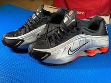 Scarpa Nike Shox argento nero rosso 41