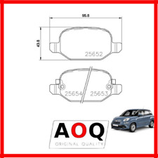 PASTIGLIE FRENI POSTERIORI FIAT 500L 1.3 MULTIJET 1.4 0.9