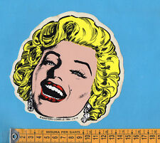 ADESIVO/STICKER- MARILYN MONROE - vintage anni 80-GRANDE cm.13,5X14
