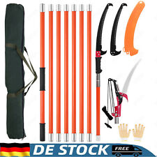 Seghetto telescopico sega per alberi con 8 aste telescopiche regolabile fino a 10 m altezza lavoro