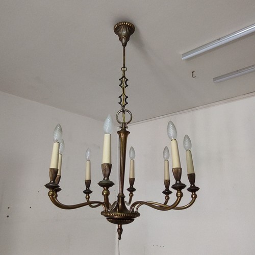 Lampadario ottone stile - ottone,