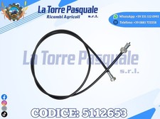 5122653 CAVO CONTAGIRI TACHIMETRO PER TRATTORE FIAT FORD LUNGHEZZA 2100MM