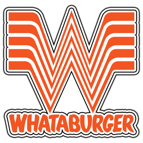 Adesivo logo whataburger 2 - logo, #2