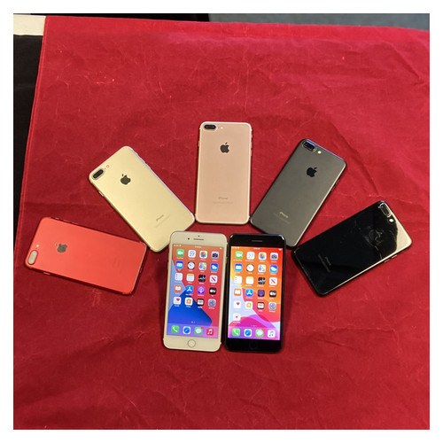 Apple iphone plus rosso - apple,