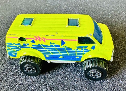 Matchbox 4x4 chevy van giallo - matchbox,
