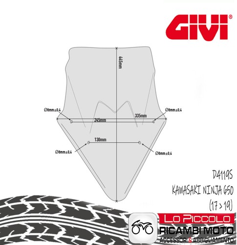 Givi parabrezza paravento - givi,