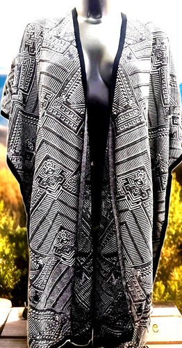 Poncho laotiano peruvian - poncho,