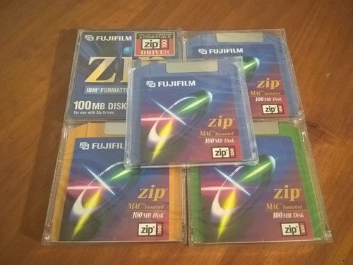 Lot iomega zip 100 - of, 5x