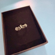 Anello con pietre in argento