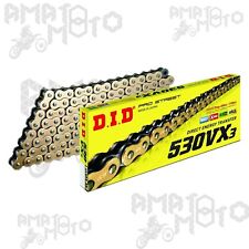 CATENA TRASMISSIONE DID 530VX3 120 MAGLIE ORO YAMAHA YZF R1 1000 2000-2001