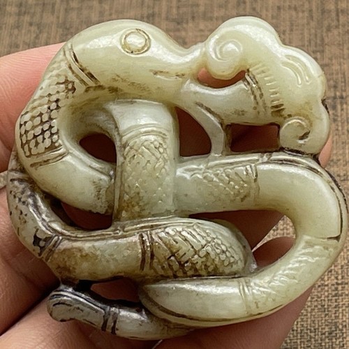 Raro ciondolo serpente - serpente, zodiaco