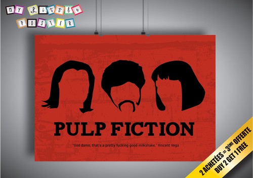 Locandina pulp fiction stampa - pulp,