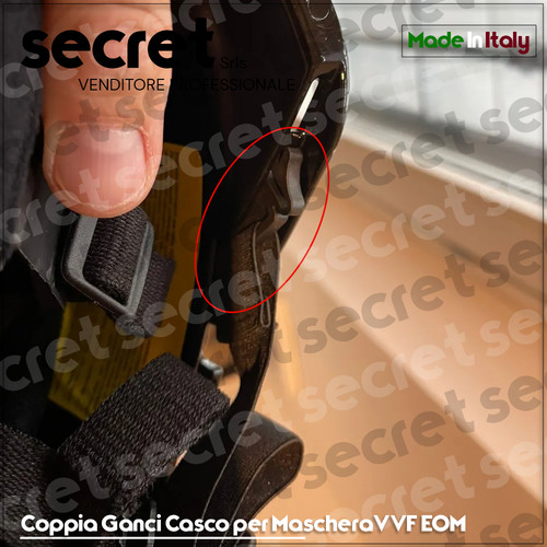 Coppia ganci casco per - casco,