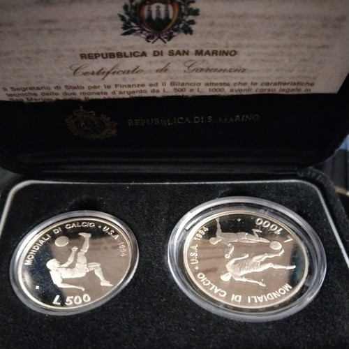 1994 san marino monete - 1994, argento