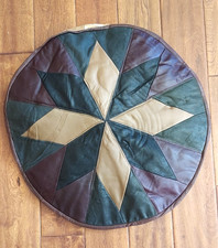 Pouf ottomano girandola pelle - ottomano,