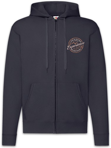 Felpa con cappuccio zip